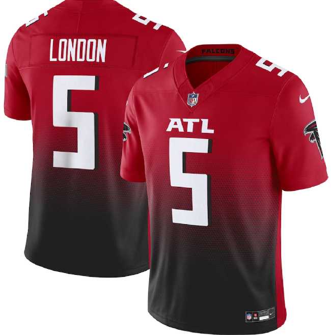 Men & Women & Youth Atlanta Falcons #5 Drake London Red Black 2023 F.U.S.E. Vapor Untouchable Limited Stitched Jersey,We sell and wholesale Men & Women & Youth Atlanta Falcons #5 Drake London Red Black 2023 F.U.S.E. Vapor Untouchable Limited Stitched Jersey on line form chian!